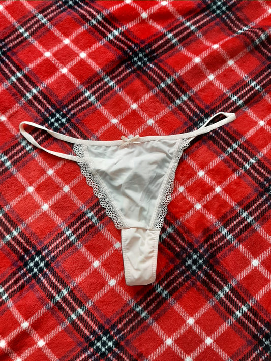 Small white thong (used)